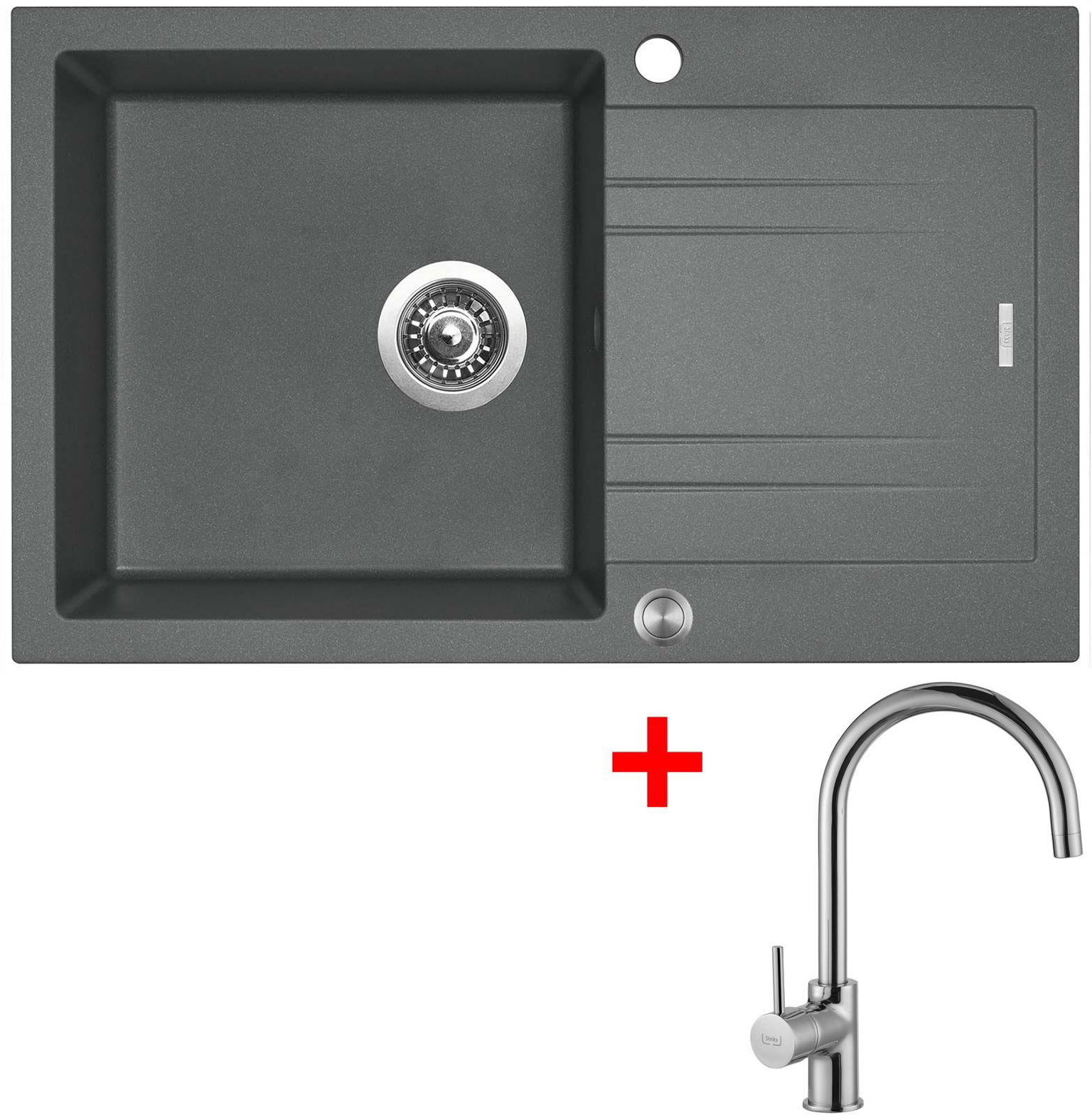 Sinks Linea 780 XC Titanium + Vitalia