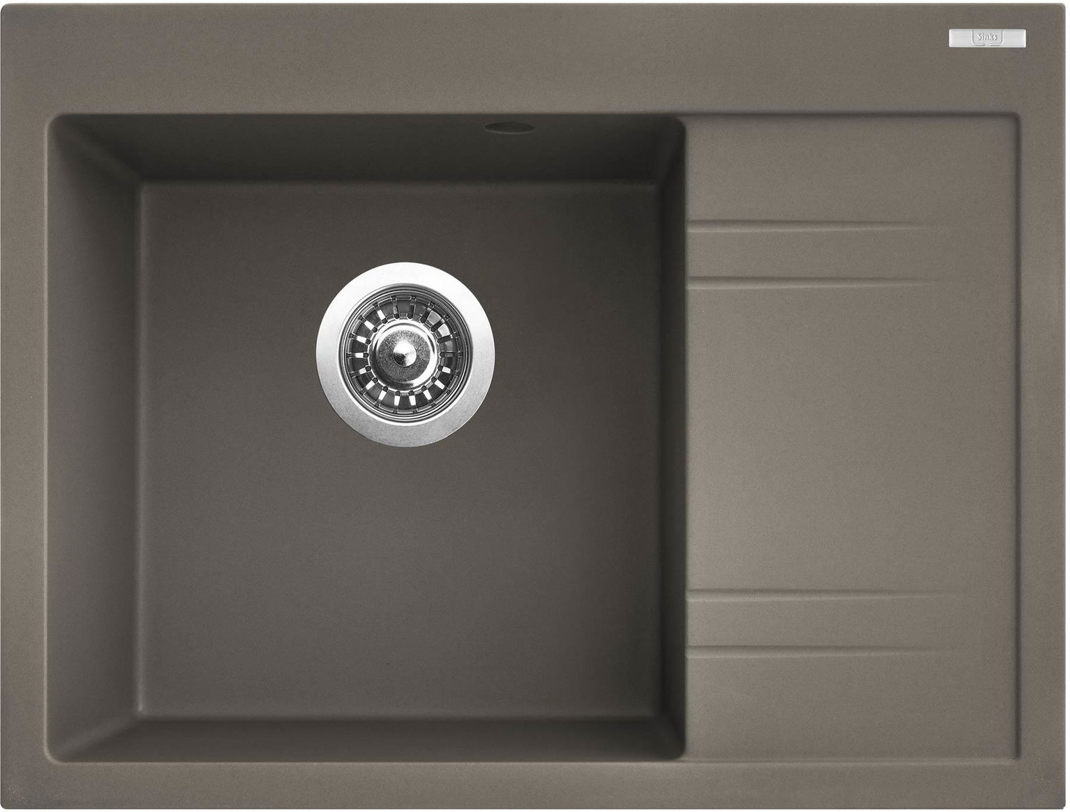 Sinks RIM 650 L Truffle ľavý