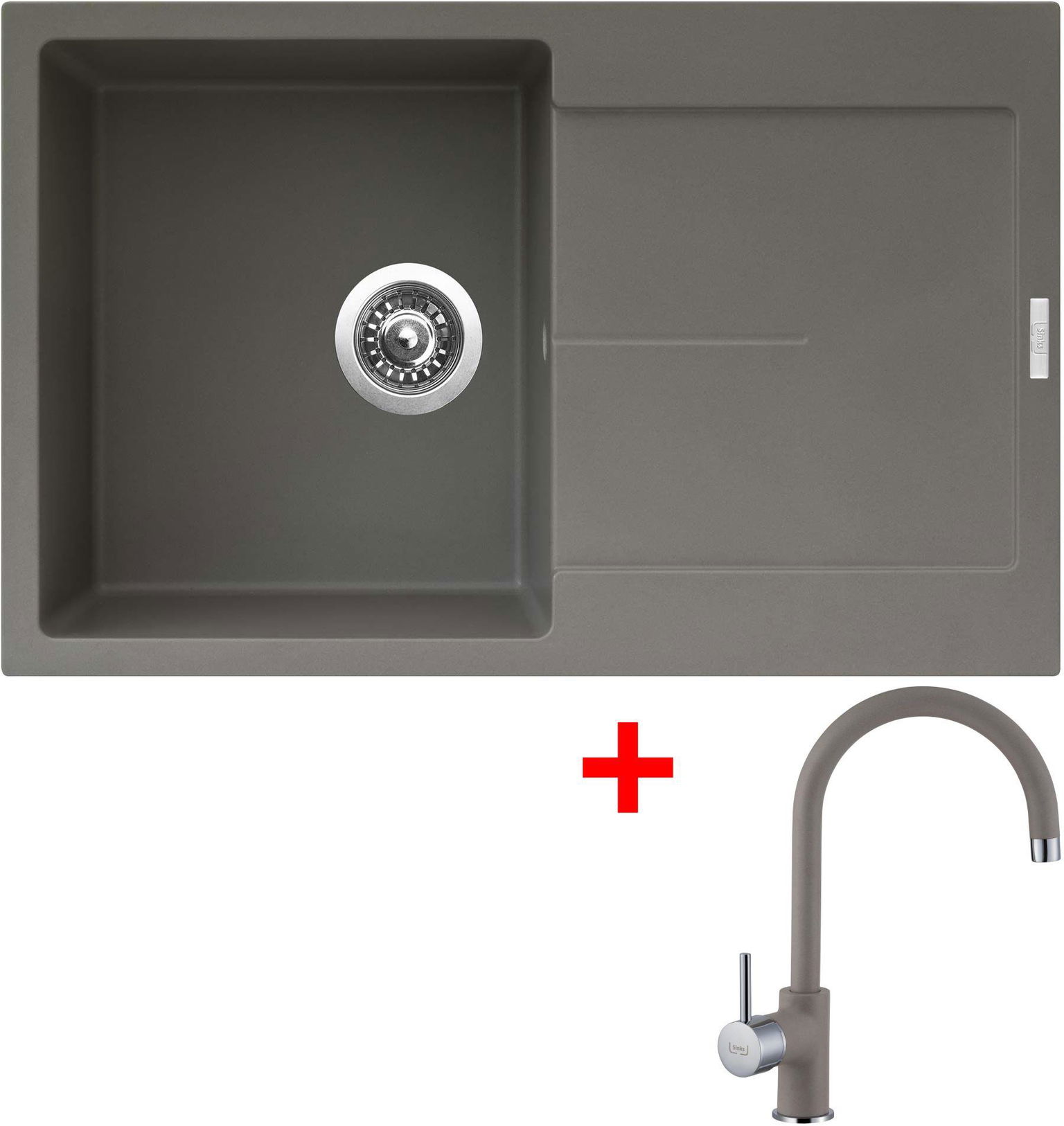 Sinks Ultima 790 Truffle + Vitalia GR