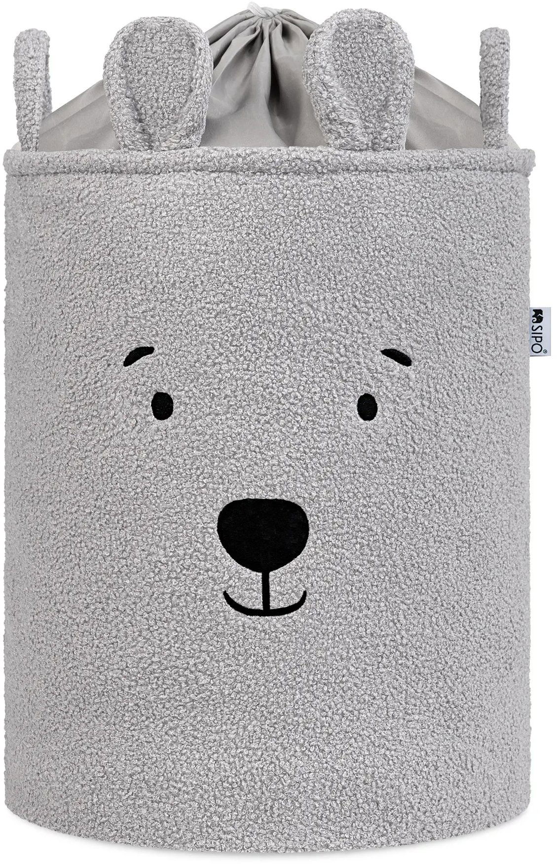 Sipo Kôš Premium Bouclé so šnúrkou 43 l Bear Grey