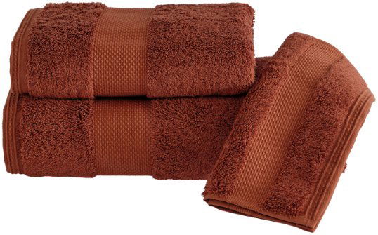 Soft Cotton - Sada ručníku a osušky DELUXE, 2 ks, skořicová