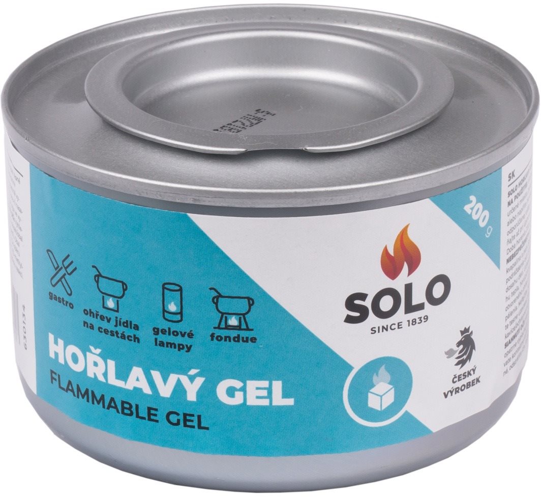 SOLO Horľavý gél v plechovke 200 g