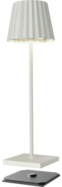 Sompex Stolná LED lampa Troll 2.0, biela