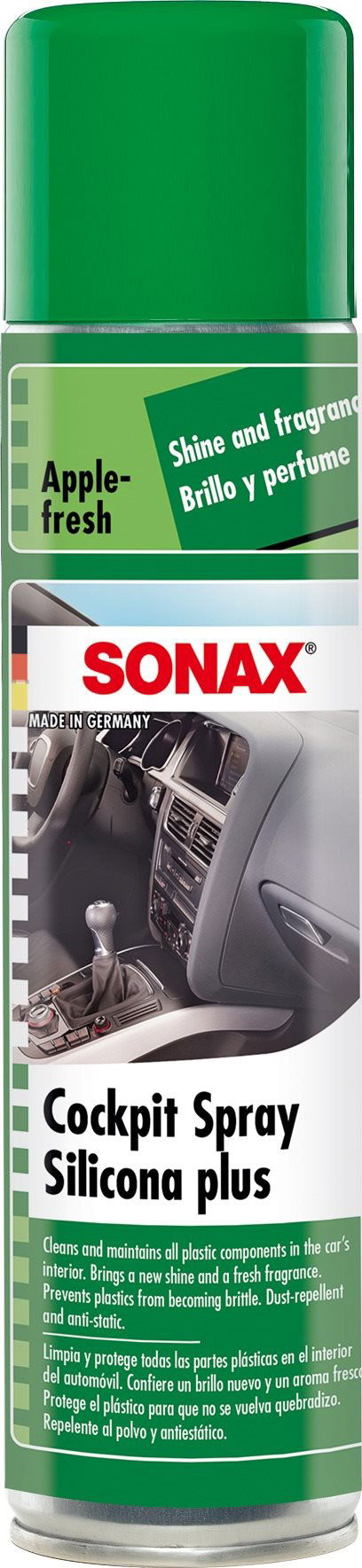 SONAX Čistič prístrojovej dosky – jablko, 400 ml