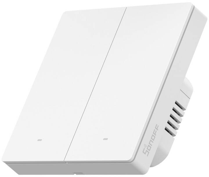 SONOFF SwitchMan Smart Wall Switch-M5 Matter (White), 2 gang
