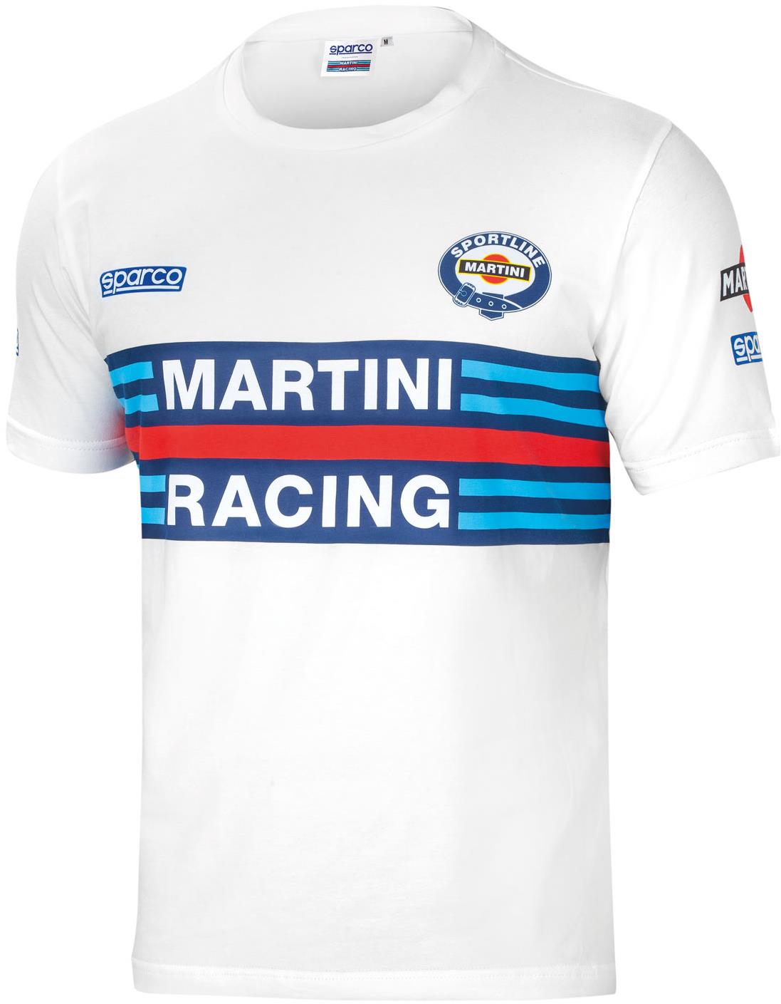 Sparco tričko Martini Racing, farba biela, veľkosť L