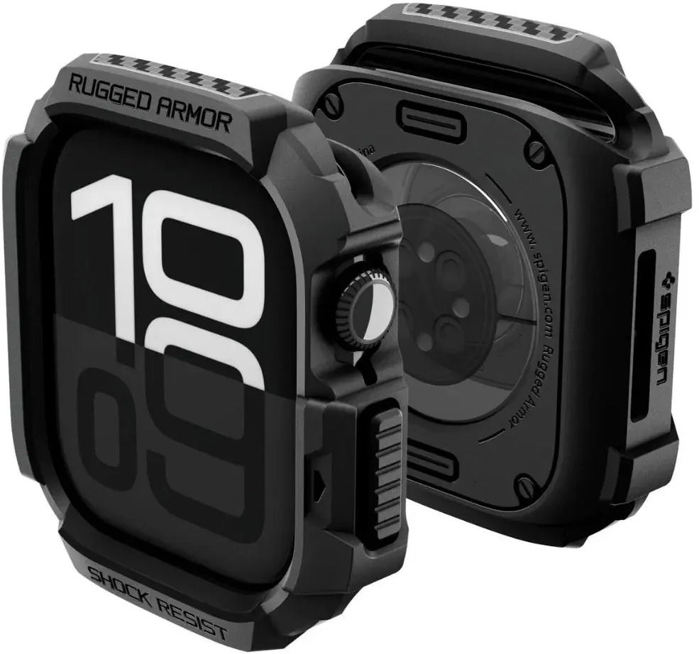 Spigen Rugged Armor 2 Matte Apple Watch 11 42 mm Black