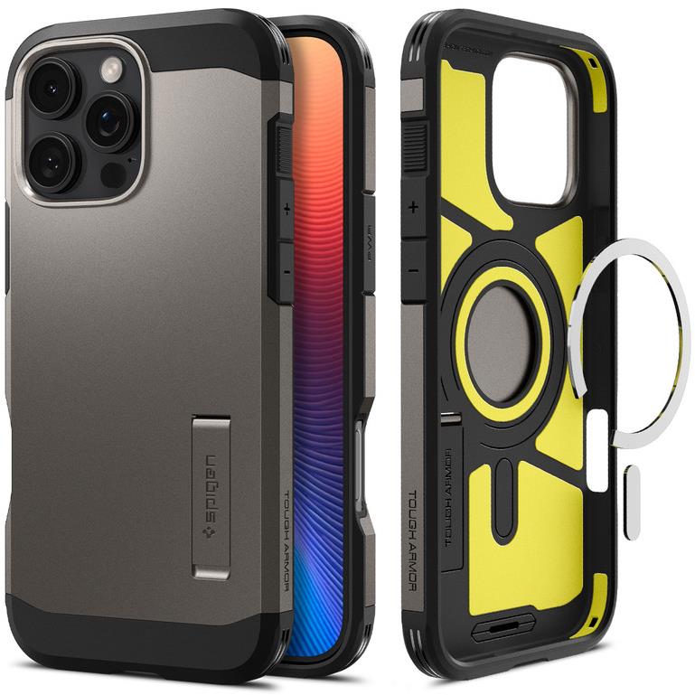 Spigen Tough Armor MagSafe Gunmetal iPhone 16 Pro Max
