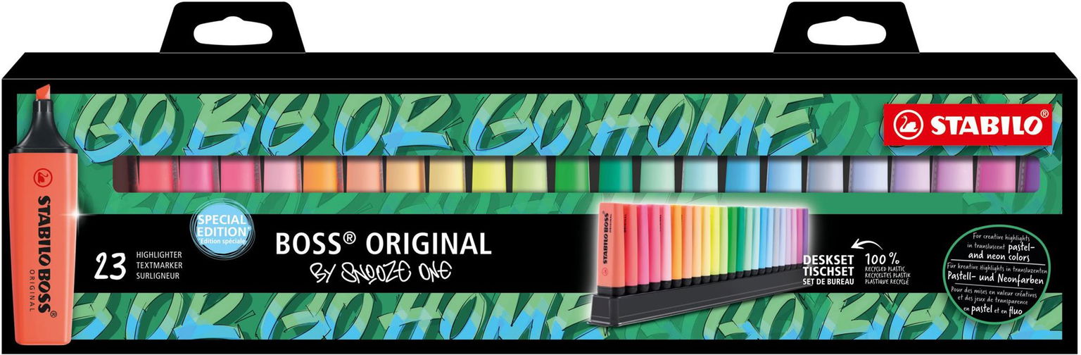STABILO BOSS ORIGINAL Snooze One Edition 9-neónových a 14-pastelových