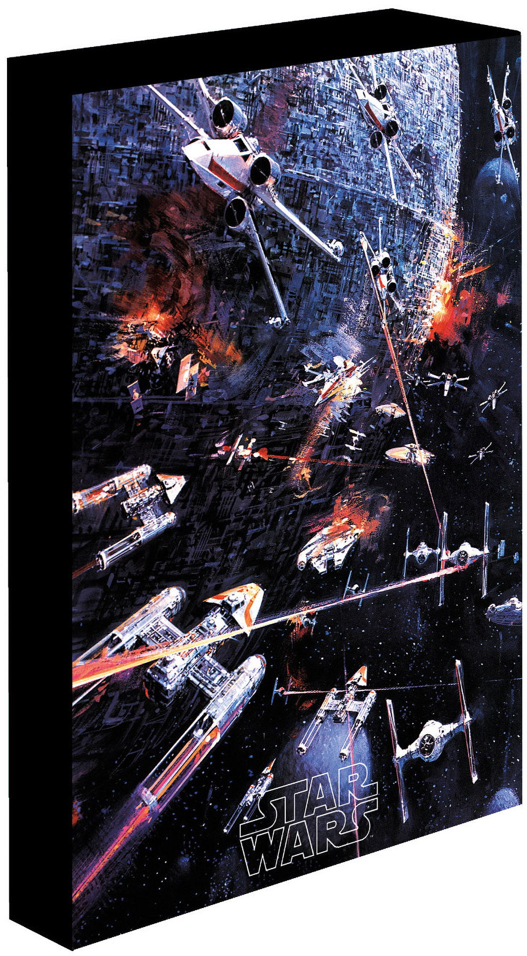 Star Wars, 30 × 40 cm – LED svietiaci obraz