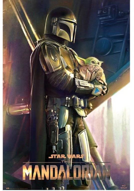 Star Wars – Hviezdne vojny – The Mandalorian Clan Of Two – plagát