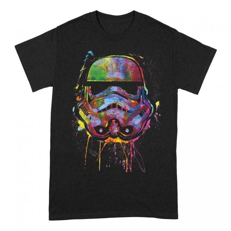 Star Wars – Paint Splats Helmet – tričko L