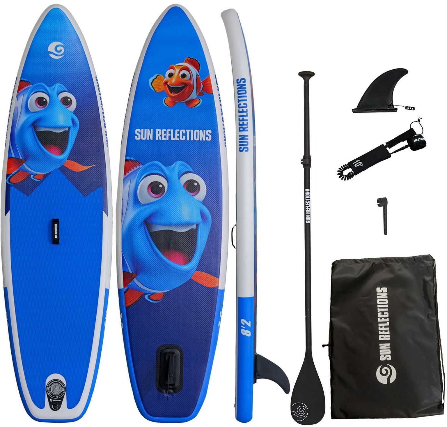 SUN REFLECTIONS Kids 8'2" Blue