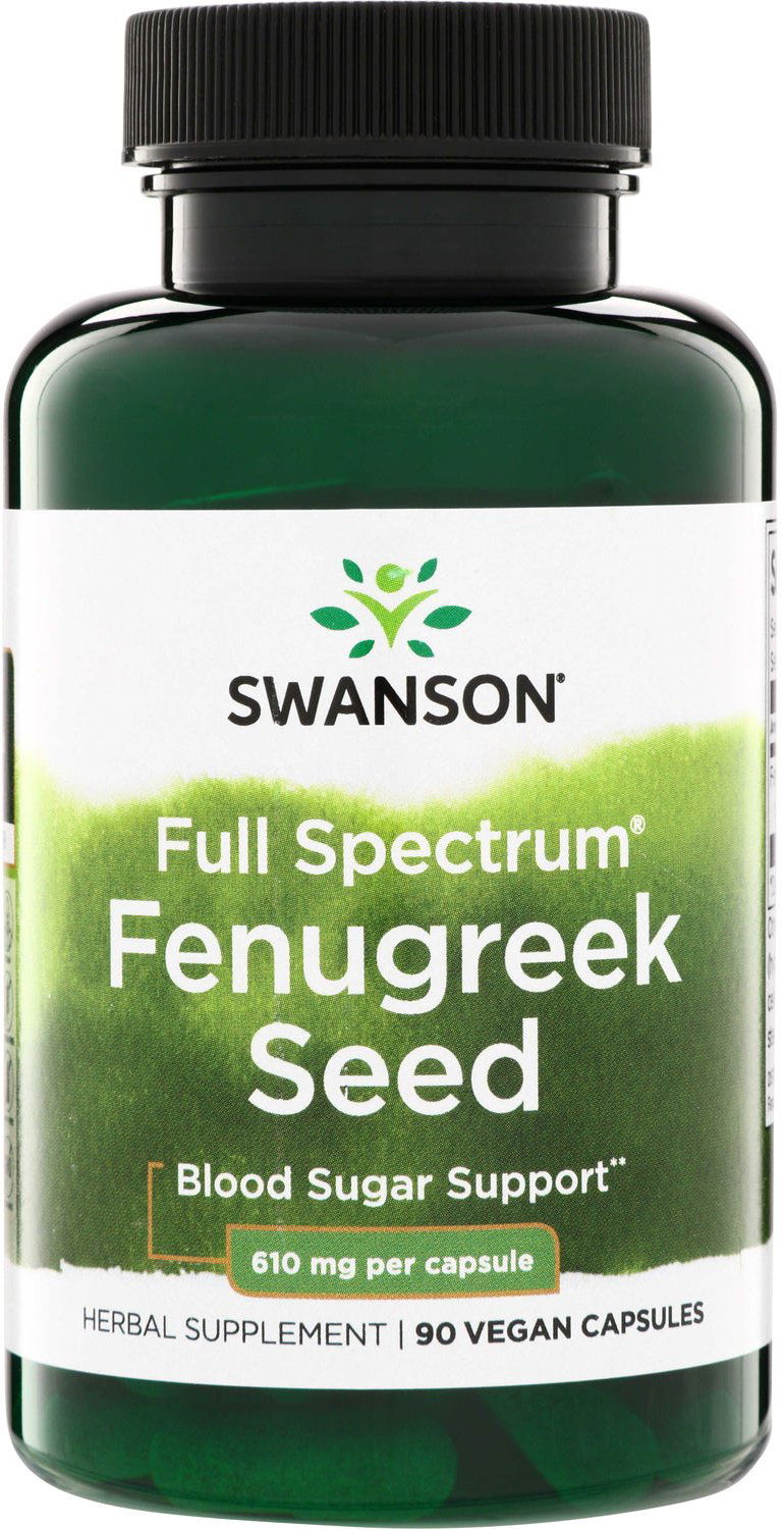 Swanson Fenugreek Seed 610 mg 90 kapsúl