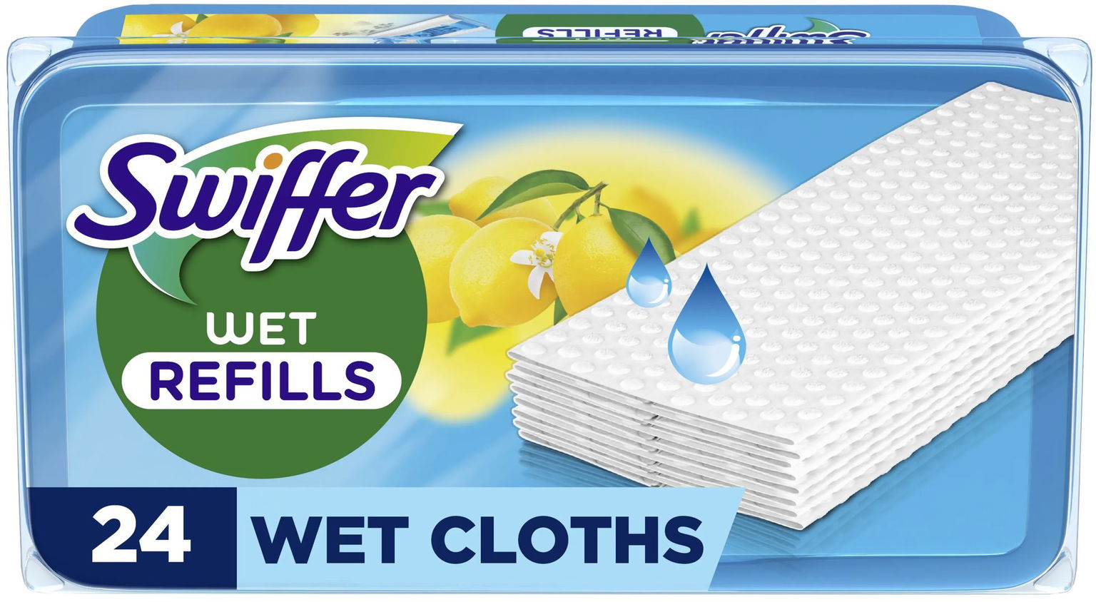 SWIFFER Sweeper vlhčené náhrady 24 ks, citrón