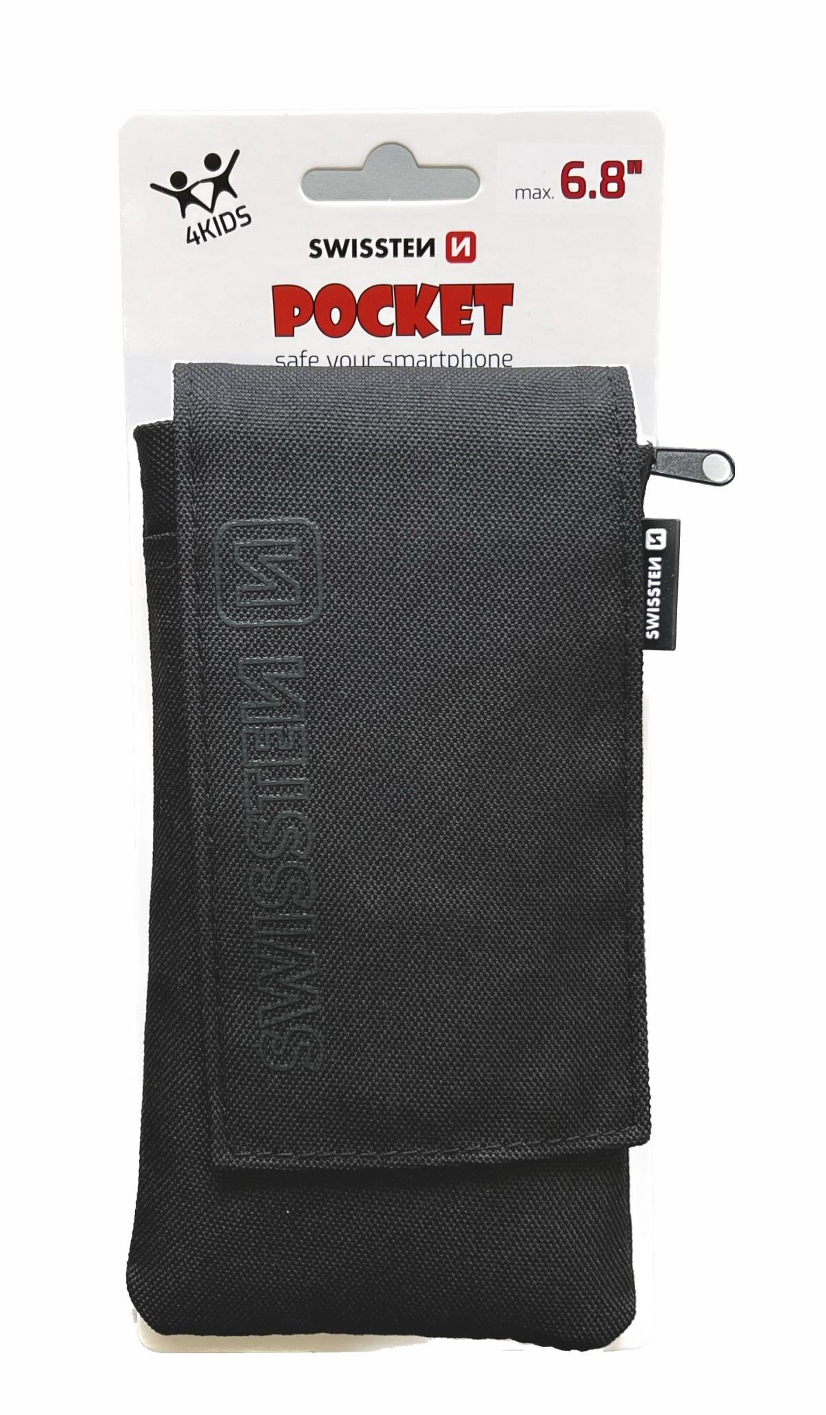 Swissten Pocket 6,8" čierne