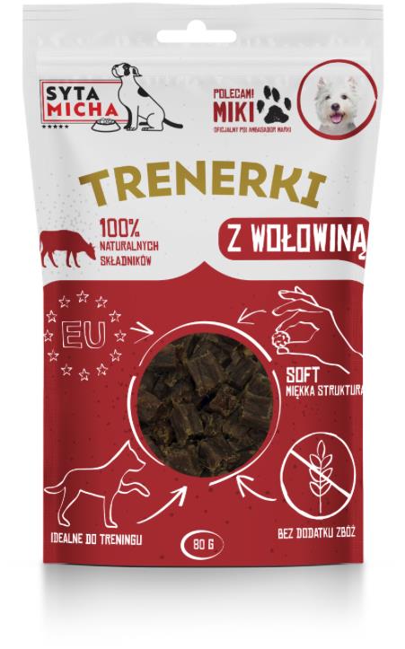 Syta micha – Hovädzie tréningové maškrty 80 g