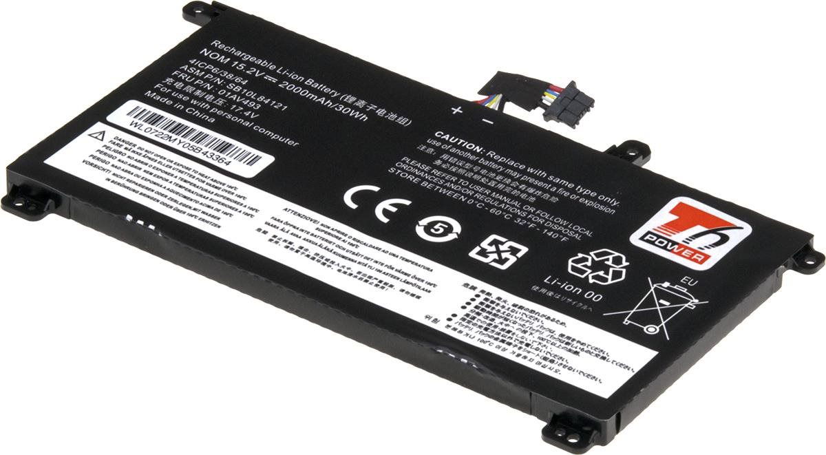 T6 Power pre Lenovo 00UR892, Li-Ion, 2000 mAh (30 Wh), 15,2 V