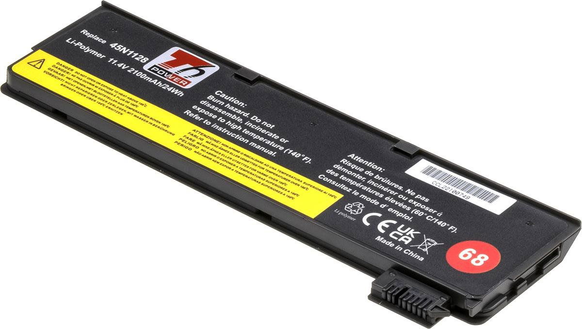 T6 Power pre Lenovo ThinkPad L470 20J4, Li-Poly, 11,4 V, 2100 mAh (24 Wh), čierna