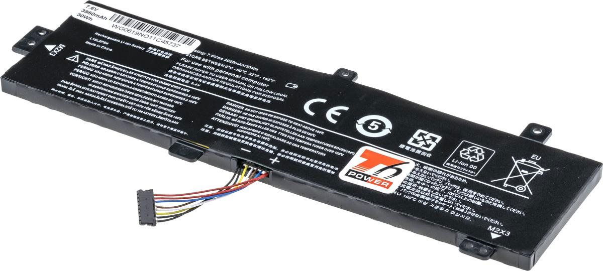 T6 Power pre notebook Lenovo 5B10K87720, Li-Poly, 7,6 V, 3950 mAh (30 Wh), čierna