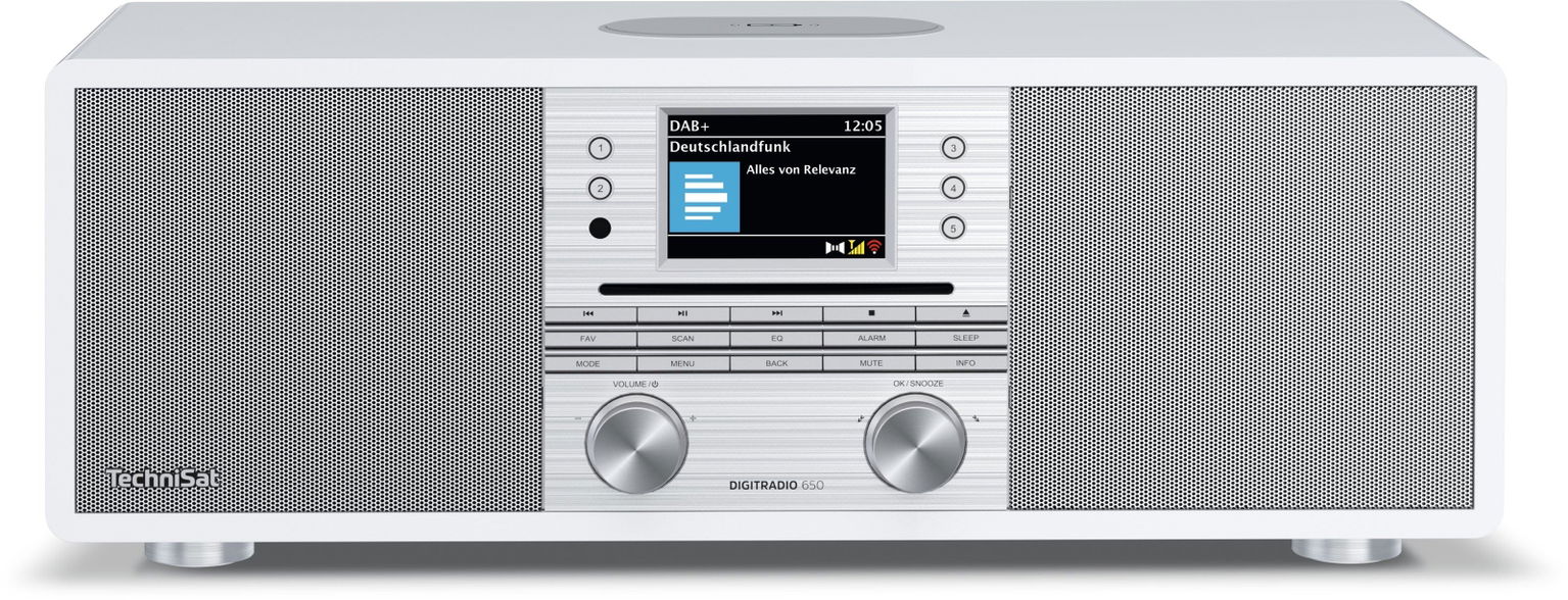 TechniSat DIGITRADIO 650, white/silver