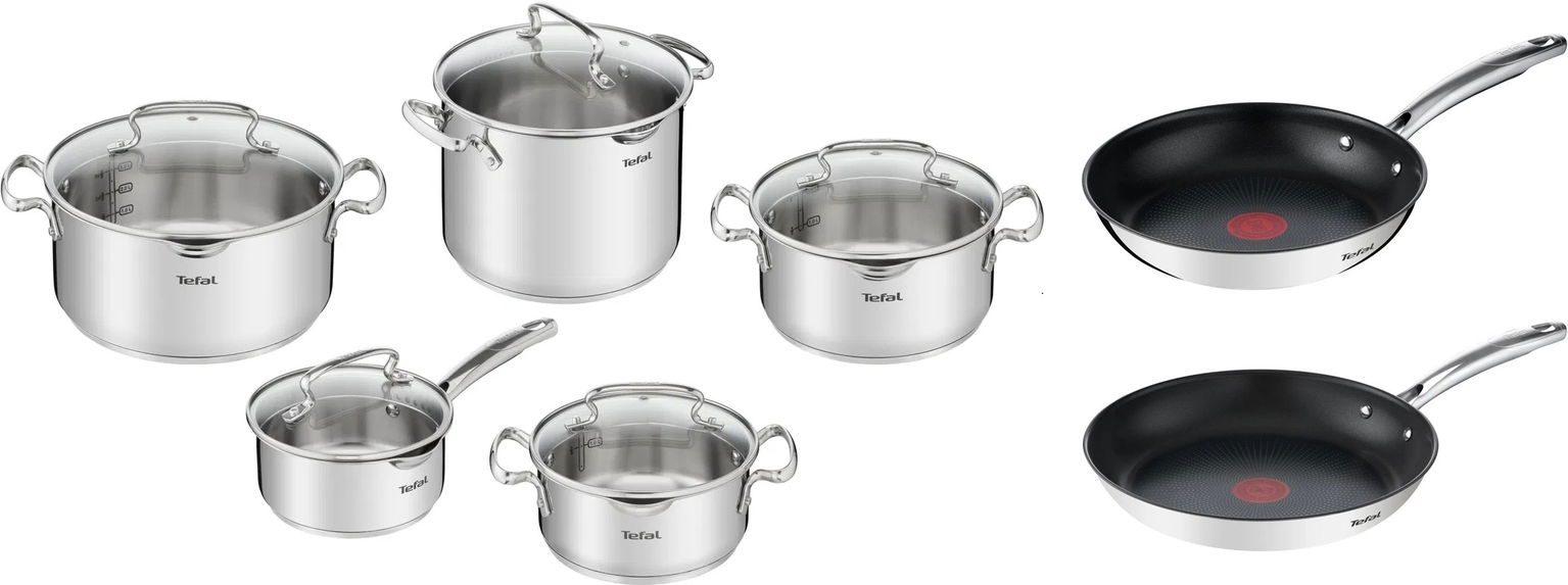 Tefal DUETTO+ Súprava riadu 10 ks + Panvica 2 ks 24 + 28 cm