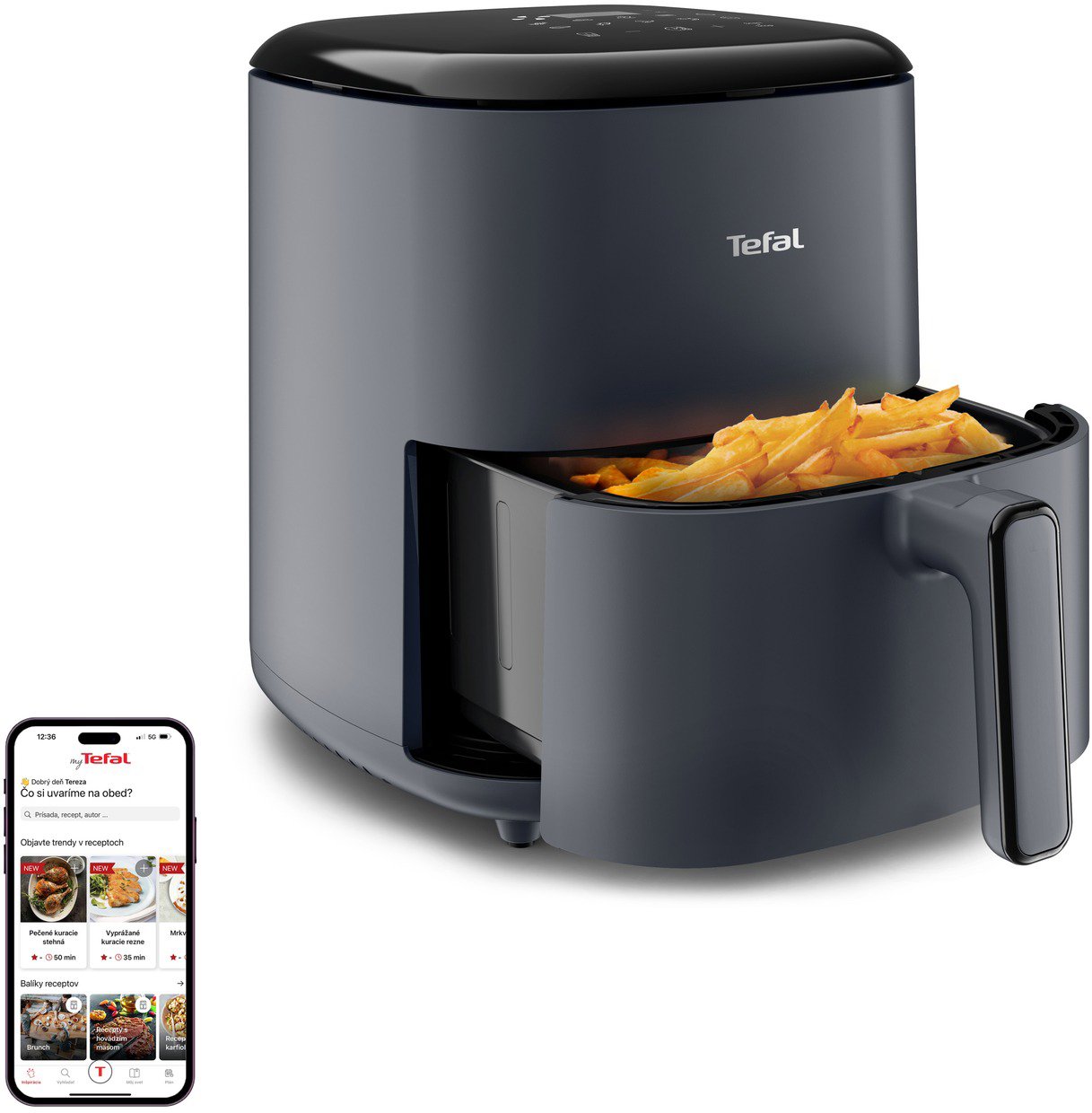 Tefal EY145810 Easy Fry Compact 3 l Black