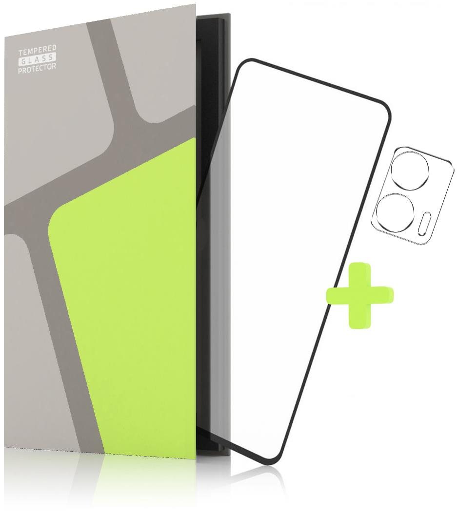 Tempered Glass Protector rámikové na Motorola Moto G73 + sklo na kameru