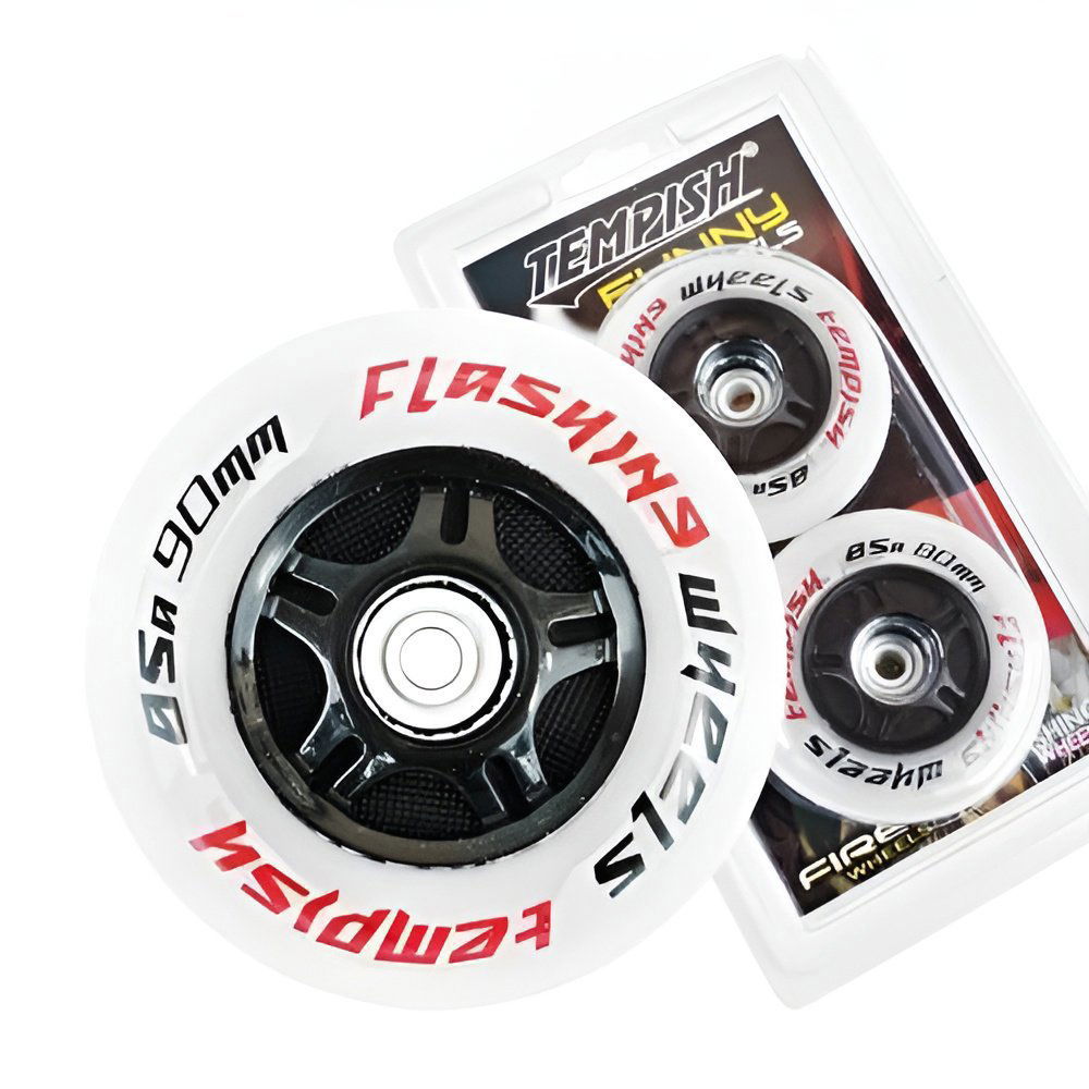 Tempish Flashing 76 × 24 85A, red 2 ks