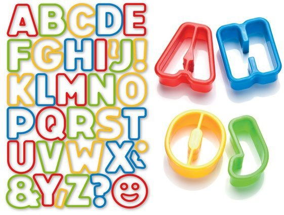 TESCOMA Vykrajovače abeceda DELÍCIA KIDS, 34 ks