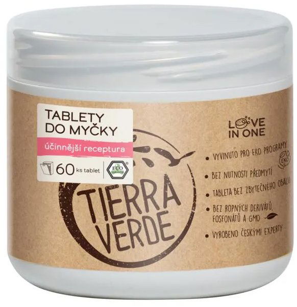 TIERRA VERDE Tablety do umývačky 60 ks