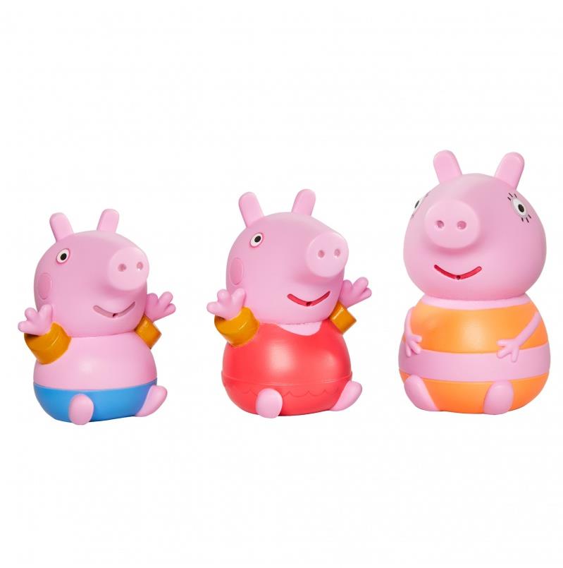 Toomies – Prasiatko Peppa Pig, mamička a Tom – striekajúce hračky do vody