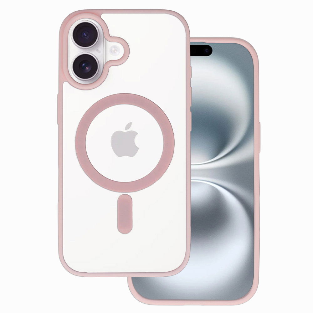 TopQ Acrylic Color Magsafe pre iPhone 17 light pink