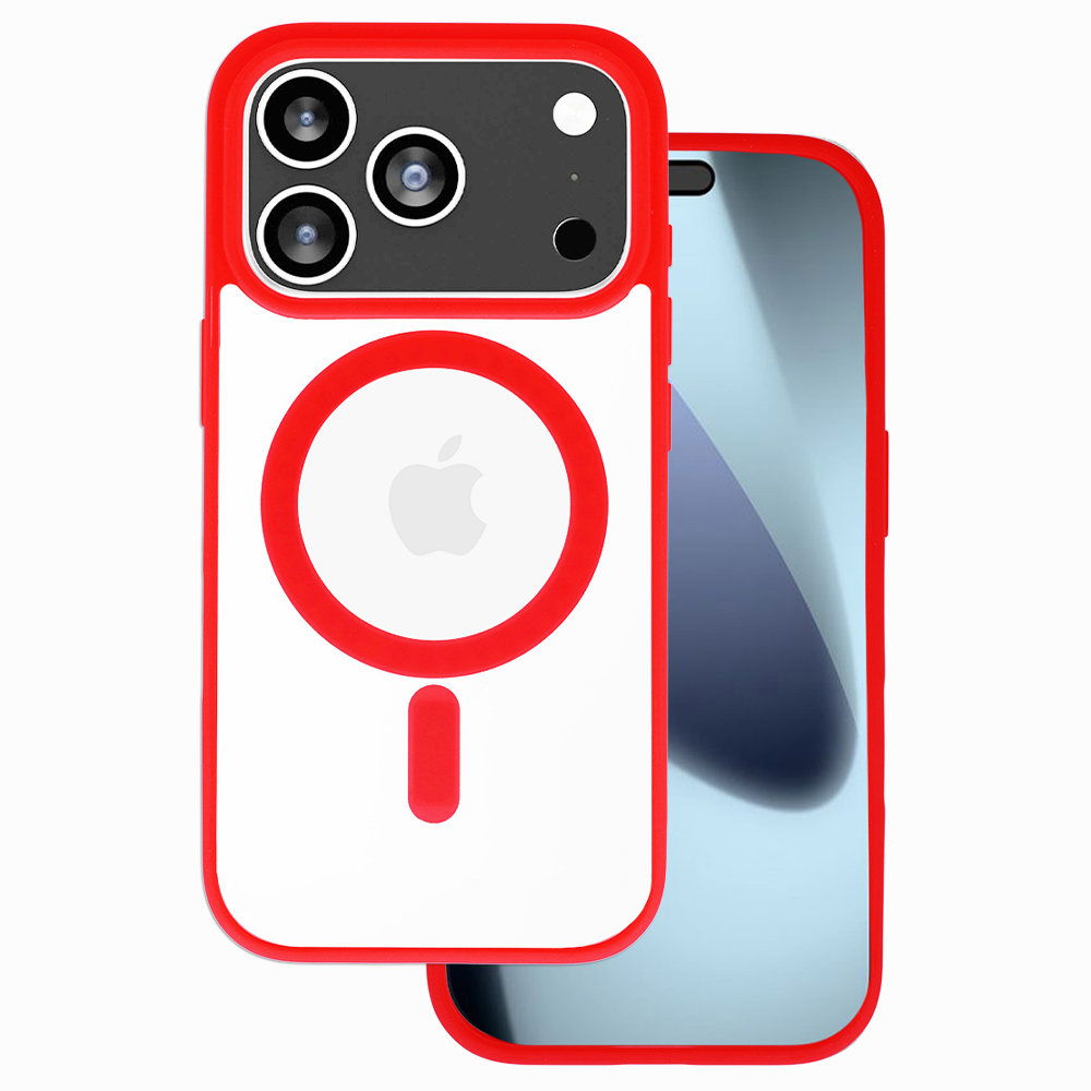 TopQ Acrylic Color Magsafe pre iPhone 17 Pro Max red