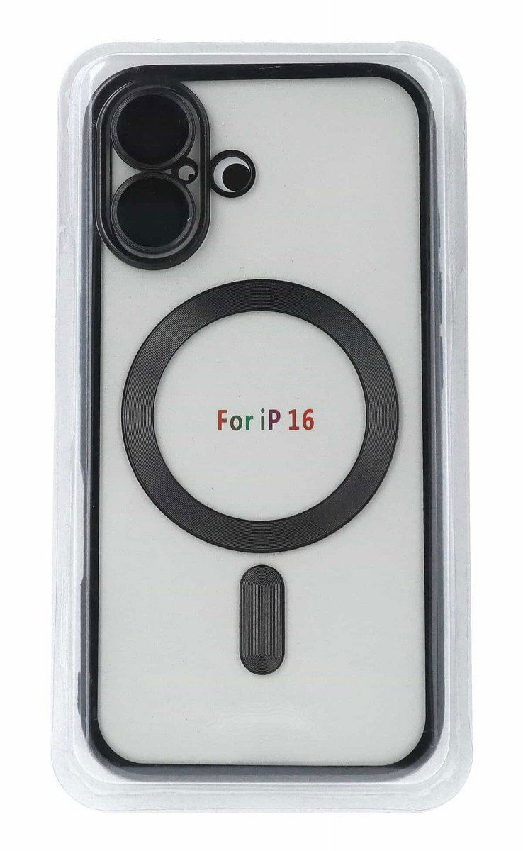 TopQ Metallic MagSafe pre iPhone 16 Black