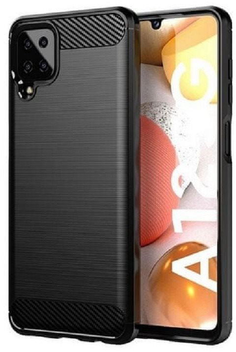 TopQ Samsung A12 silikón čierny 55718