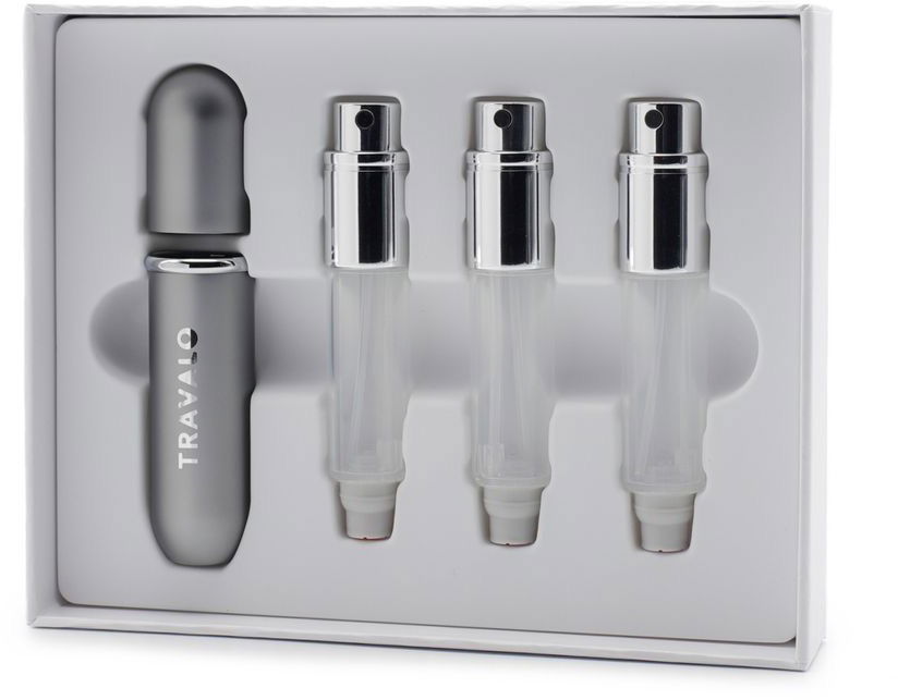 TRAVALO Refill Atomizer Classic Titanium Sada 3× 5 ml
