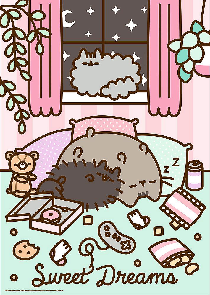 TREFL Puzzle Premium Plus Pusheen 1000 dielikov