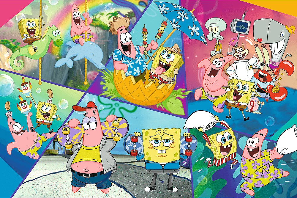 TREFL Puzzle SpongeBob v Bikini Bottom 300 dielikov