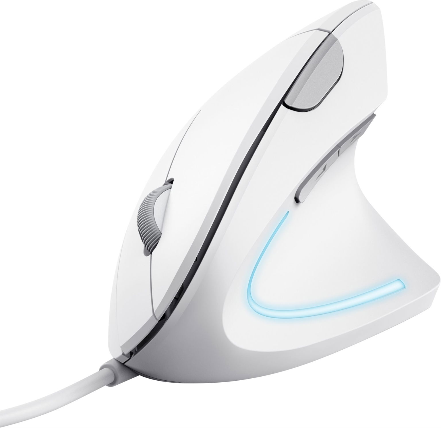 TRUST VERTO Ergo Mouse White – biela