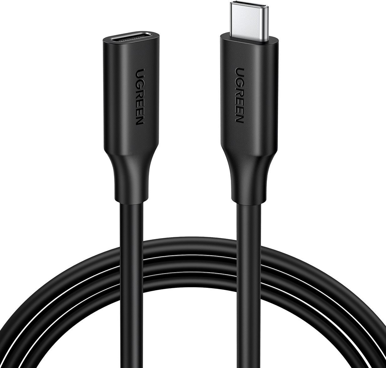 Ugreen USB-C/M to USB-C/F Gen2 5A Extension Cable 1 m (Black)
