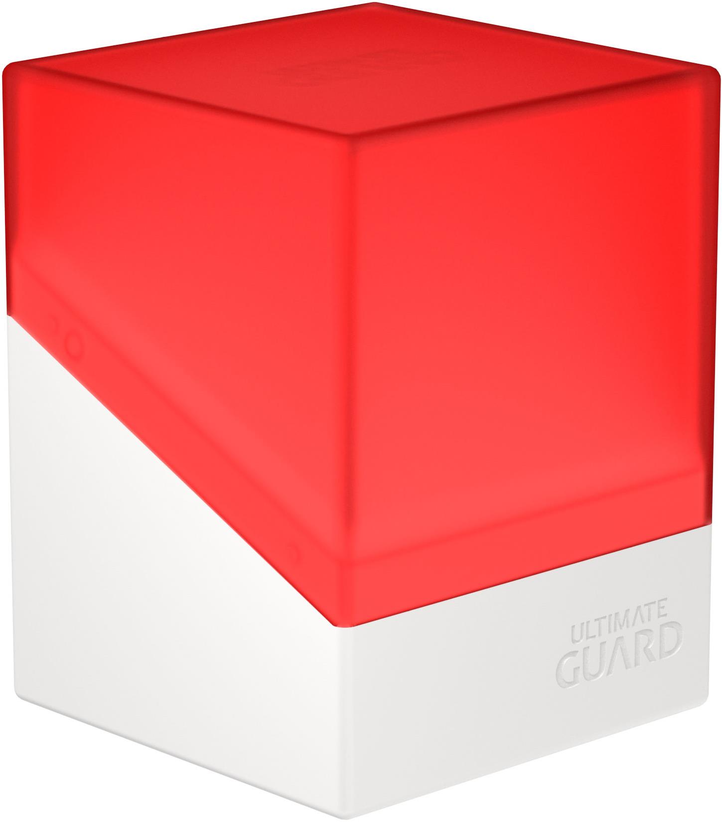 Ultimate Guard Boulder Deck Case 100+ SYNERGY Red/White