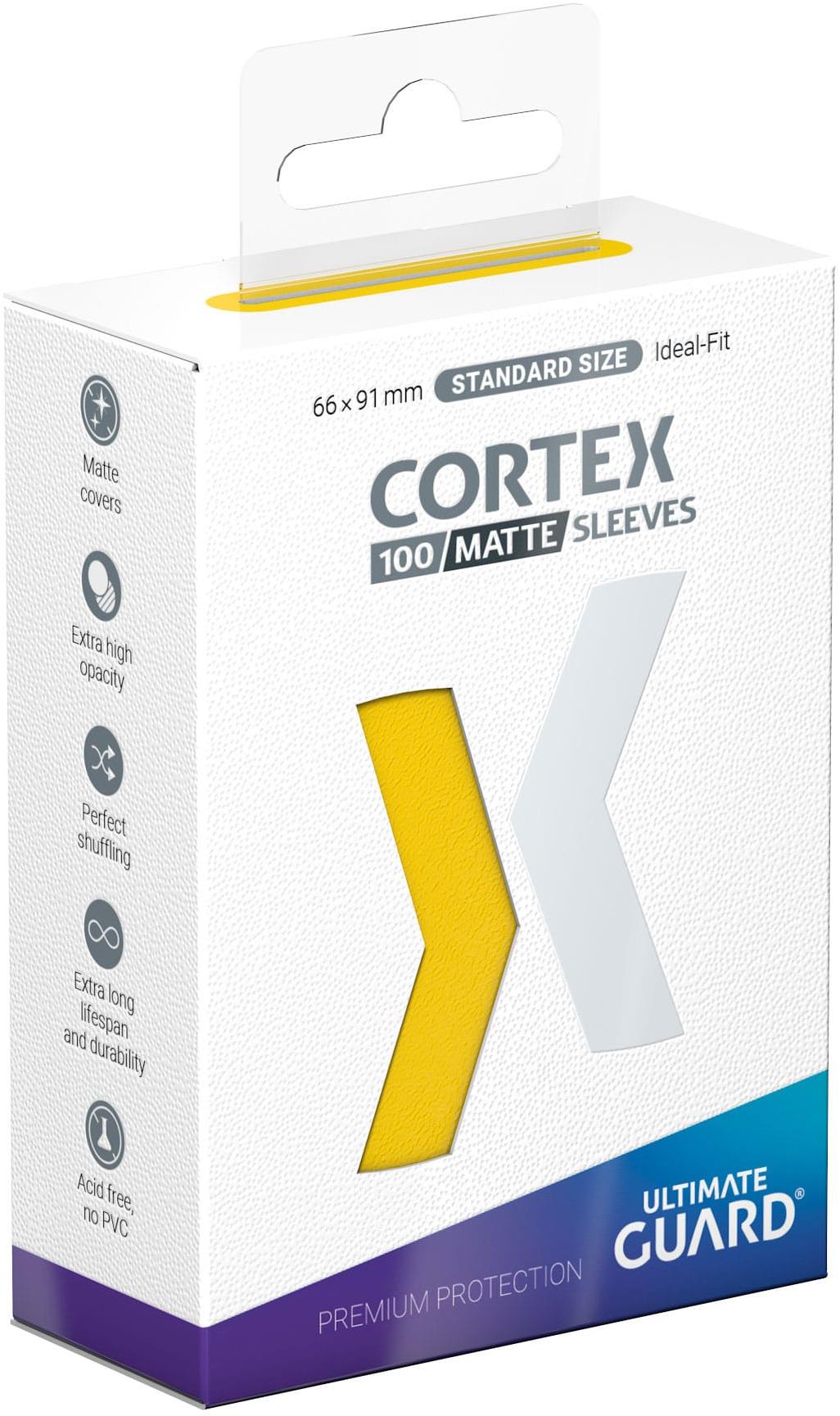 Ultimate Guard – obaly na karty – Cortex Sleeves Standard Size Matte Yellow 100 ks