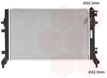 VAN WEZEL chladič, chladenie motora 58002326