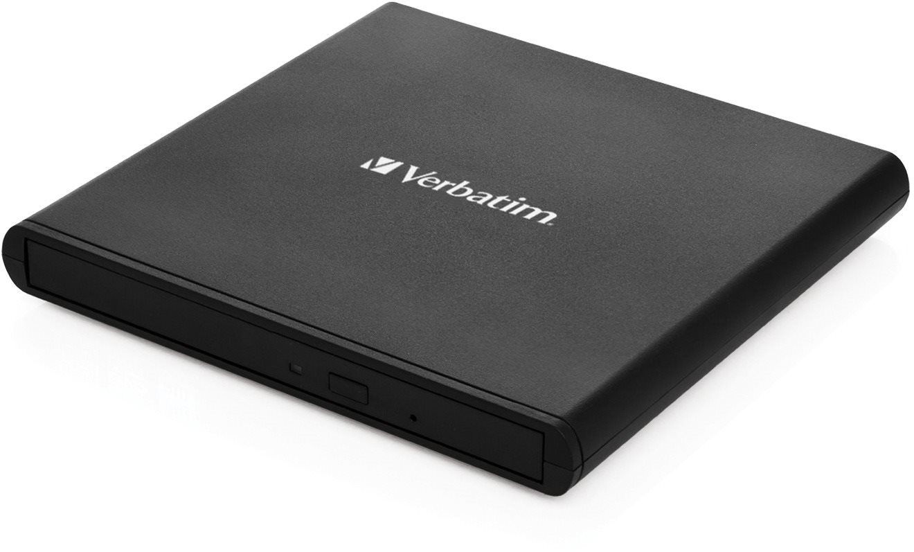 VERBATIN CD/DVD Slimline + Nero, čierna