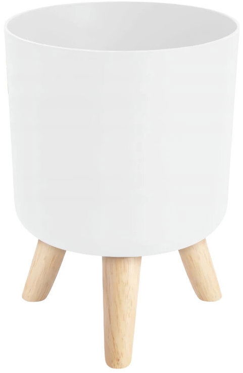 Verk 27577 Květináč s nožičkami, průměr 14 cm, bílý