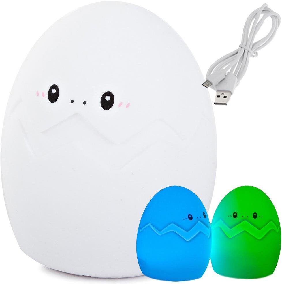 Verk nočná RGB lampička dotyková vajíčko USB