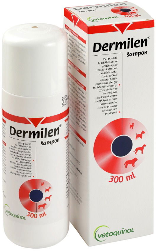 Vetoquinol Dermilen šampón pre psov a mačky 150 ml