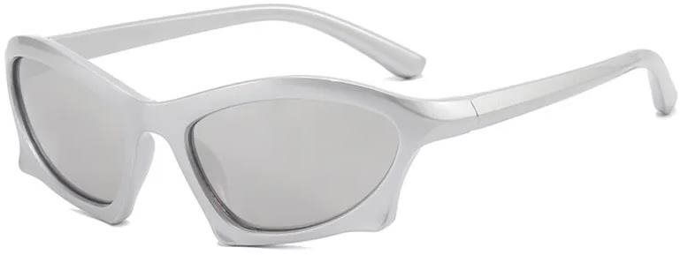 VeyRey Unisex slnečné okuliare Narel, biele, uni