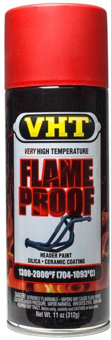 VHT Flameproof žiaruvzdorná farba červená